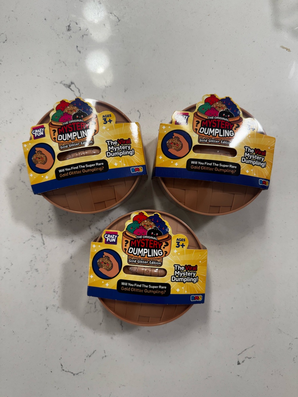 RMS Mystery Dumpling gold Edition - . Set of 3 NEW